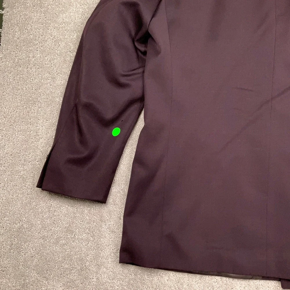 Diamond Company Blazer Mens 42R Eggplant Double Breasted Corporate Executive VTG